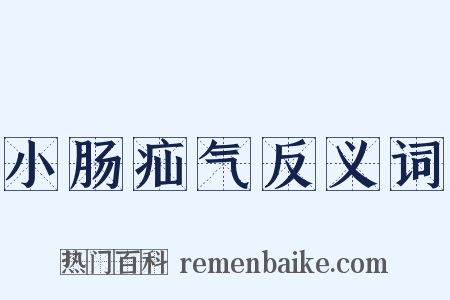 小肠疝气反义词是什么意思的图片